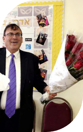 Rabbi Wallerstein would bring every single girl a fresh rose before Shabbos